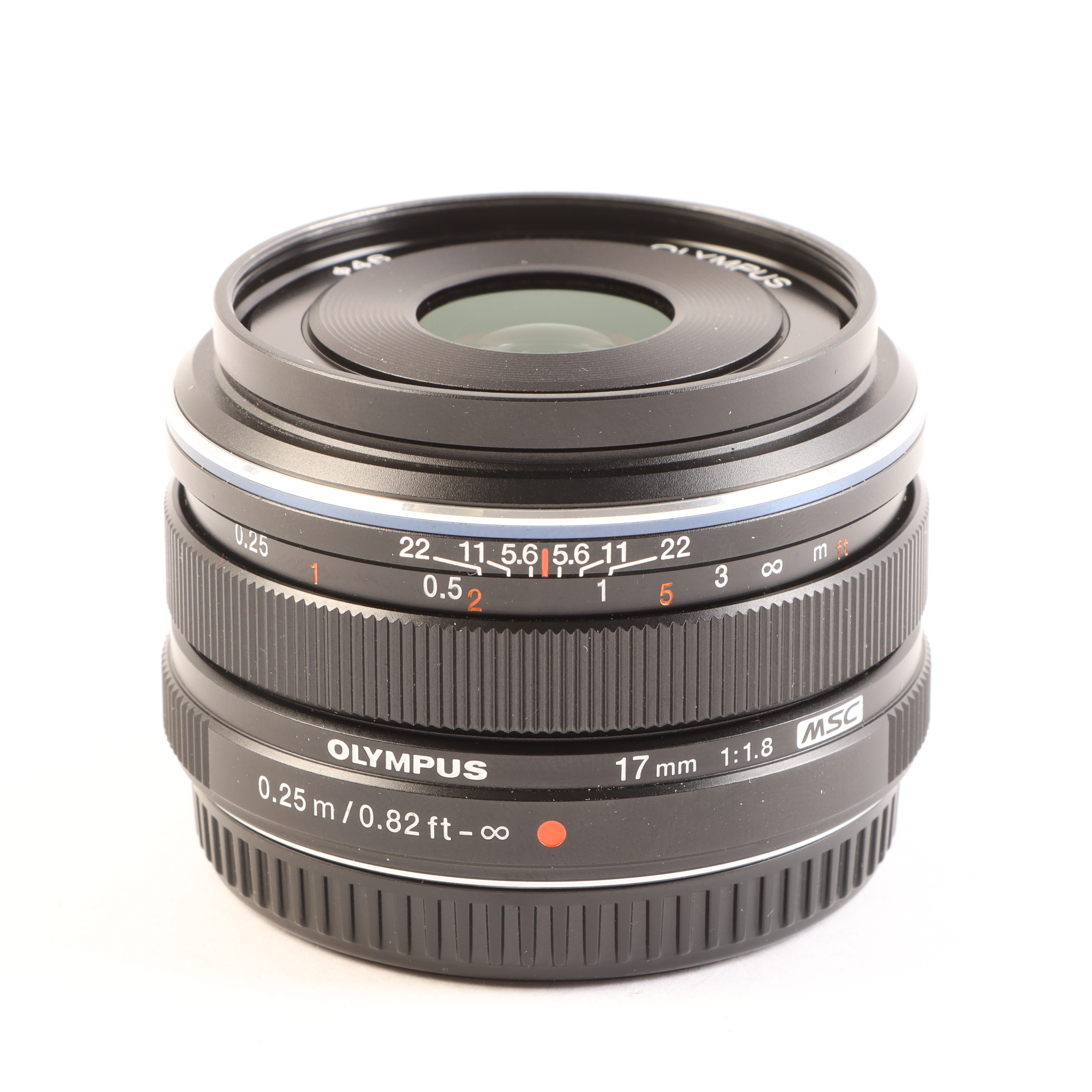 USED Olympus M.Zuiko Digital 17mm f1.8 Lens- Black