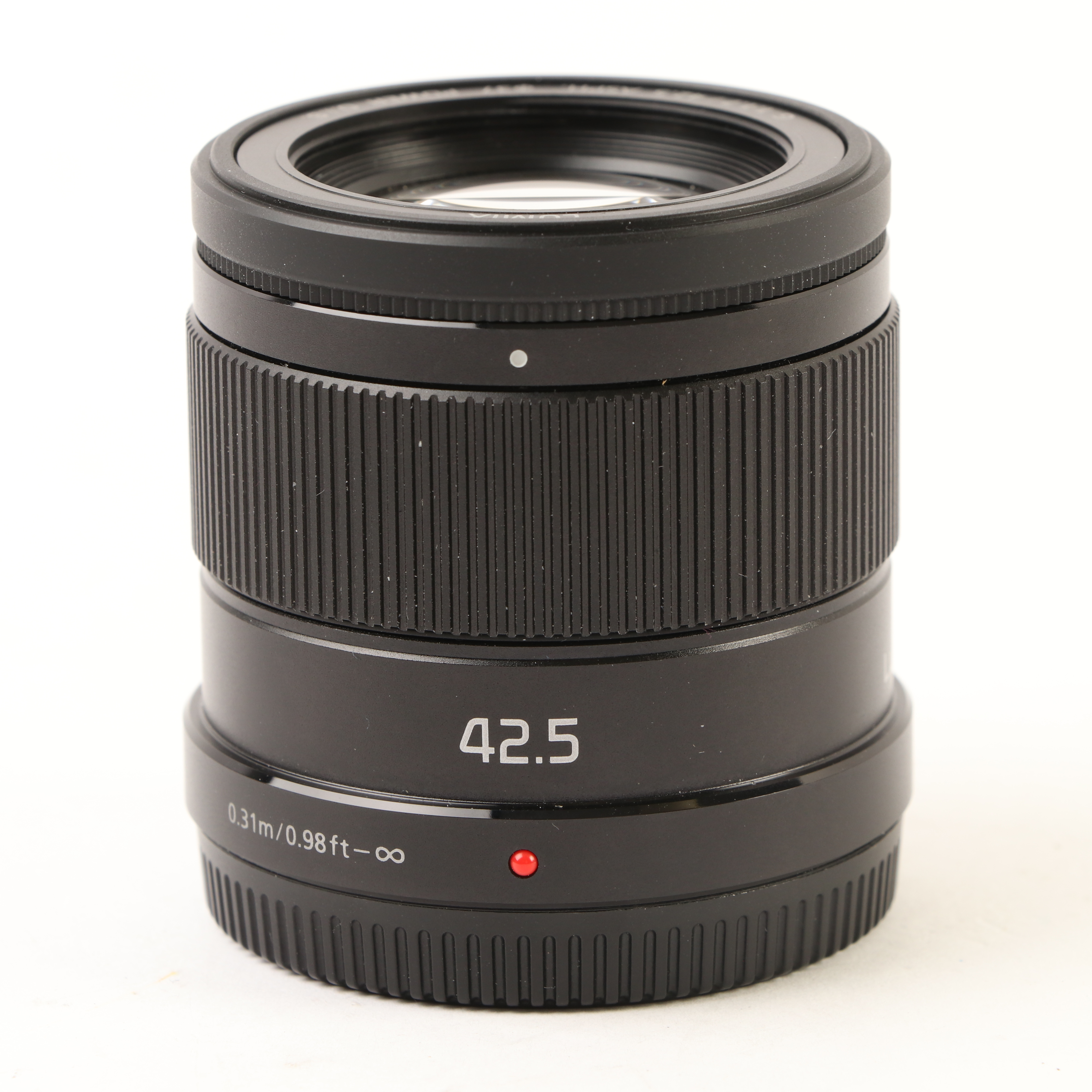 USED Panasonic 42.5mm f1.7 LUMIX G ASPH POWER OIS Lens - Black