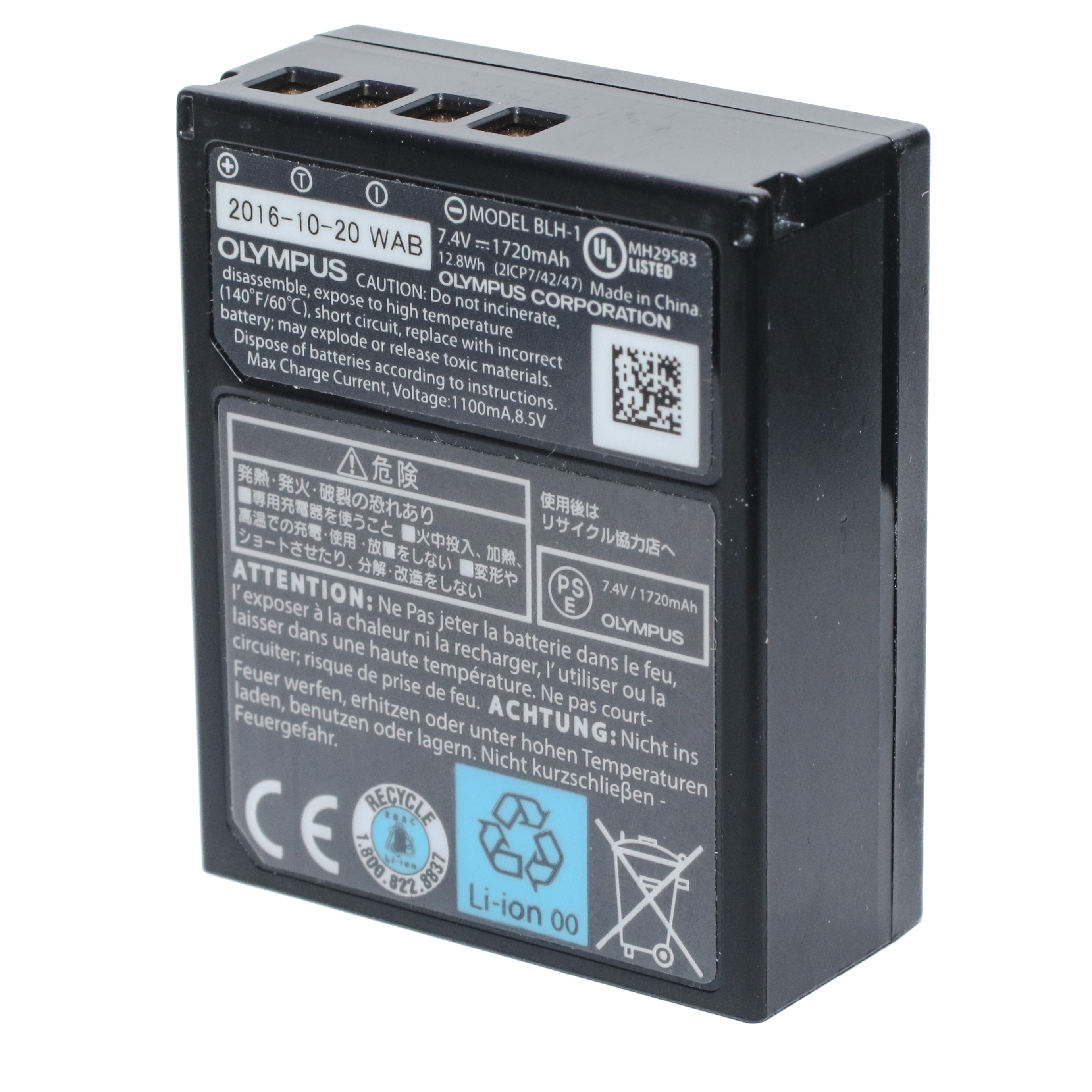 USED Olympus BLH-1 Li-ion Battery