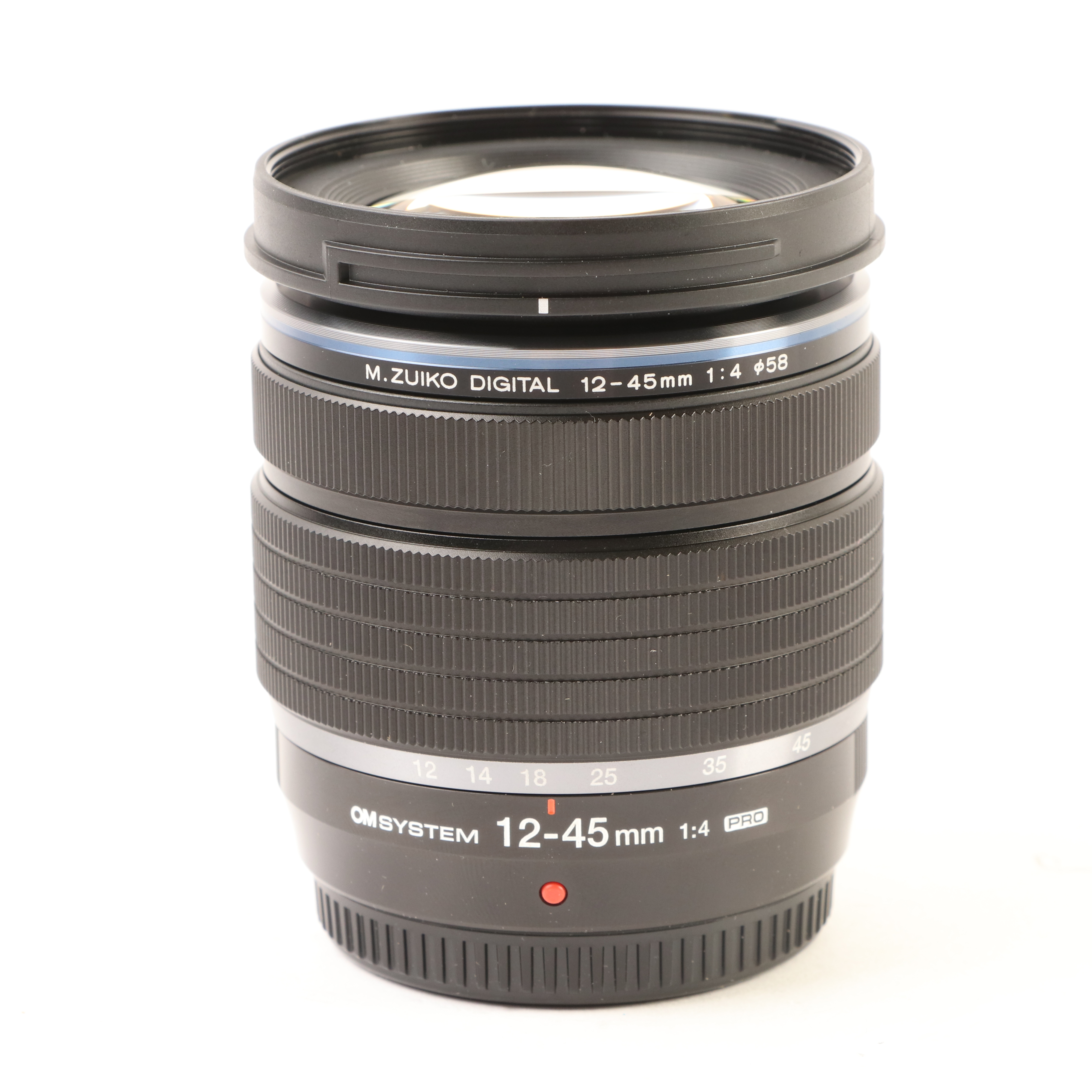 USED OM SYSTEM M.Zuiko Digital ED 12-45mm f4 PRO Lens