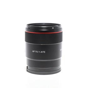USED Samyang AF 75mm f1.8 Lens for Sony E