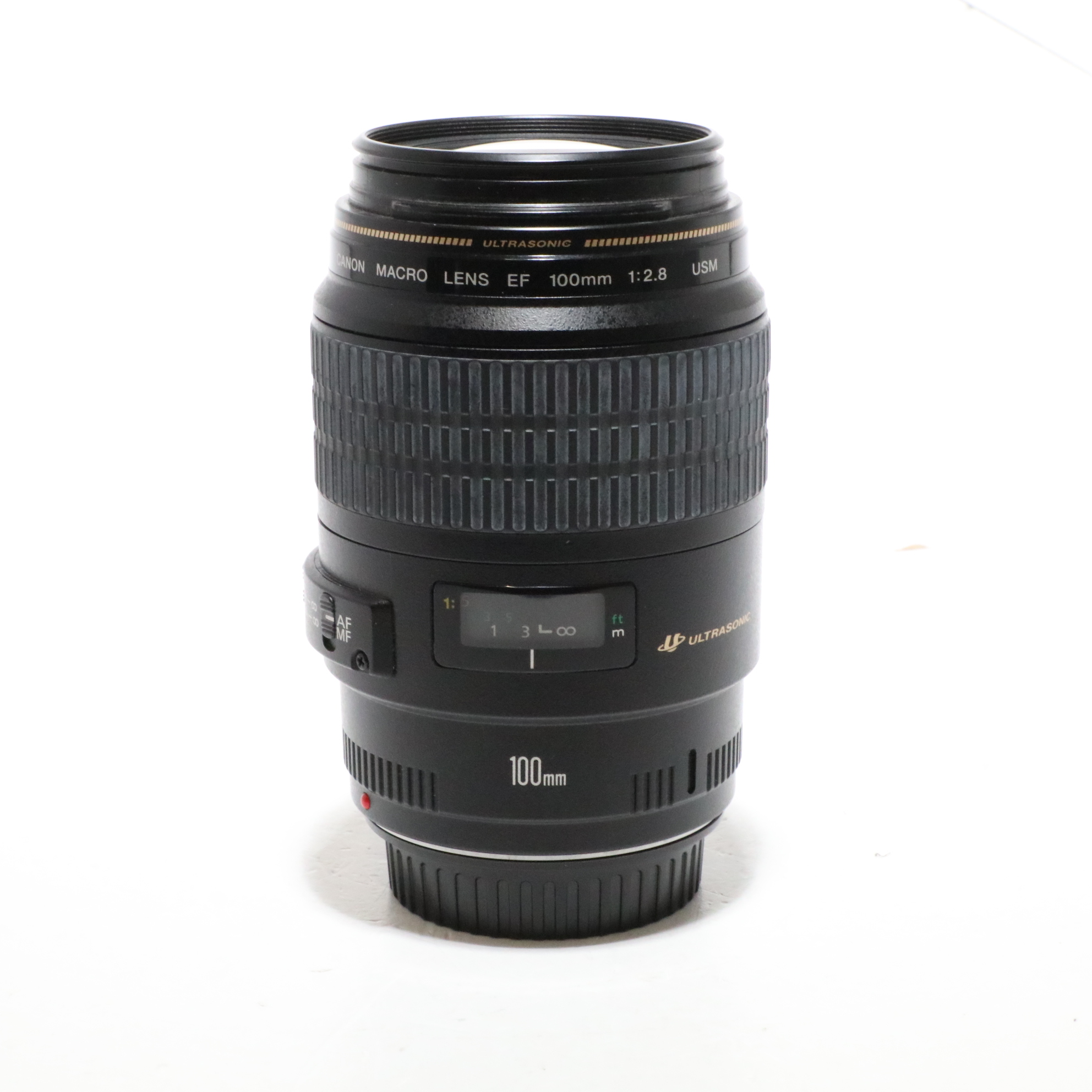 USED Canon EF 100mm f2.8 USM Macro Lens