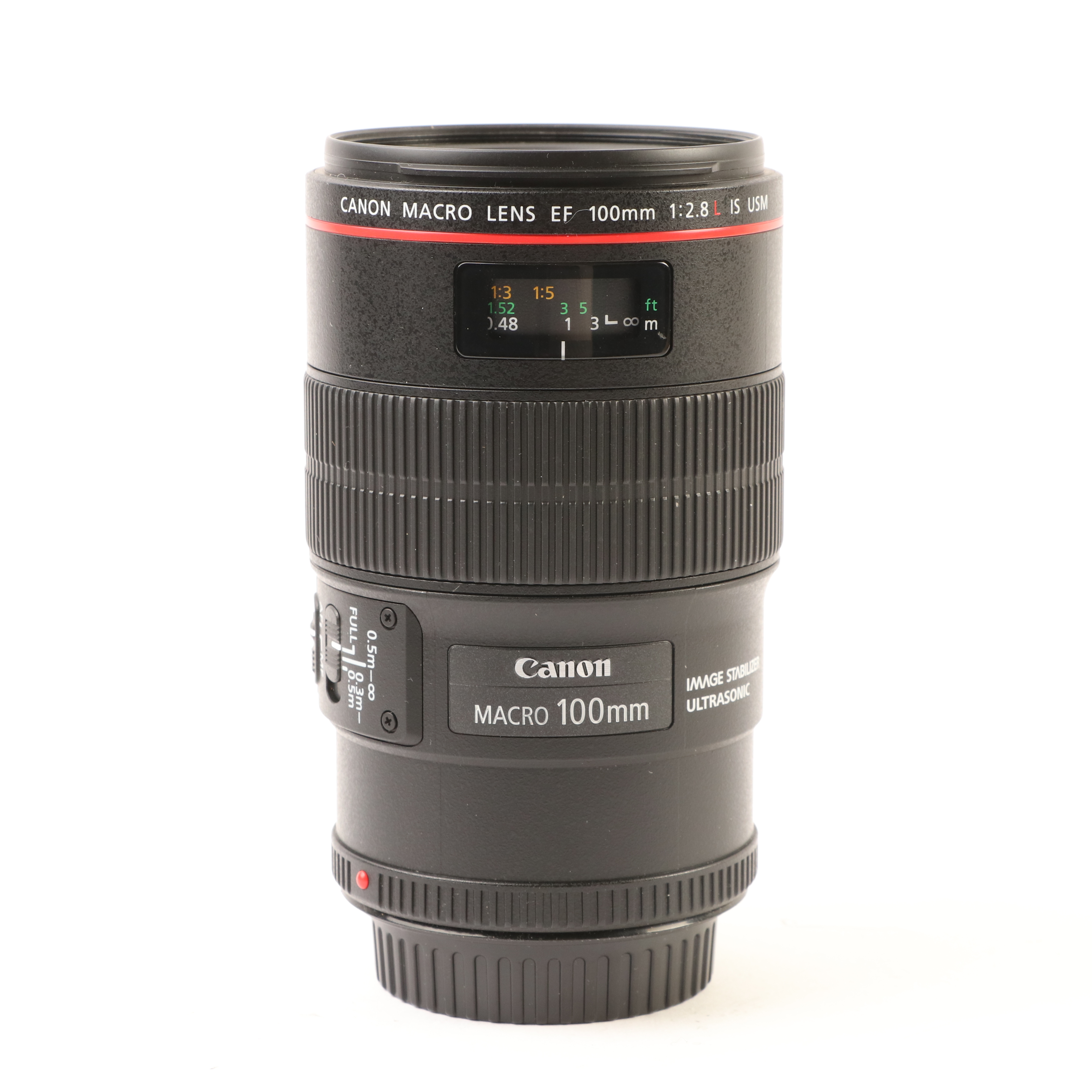 USED Canon EF 100mm f2.8L Macro IS USM Lens