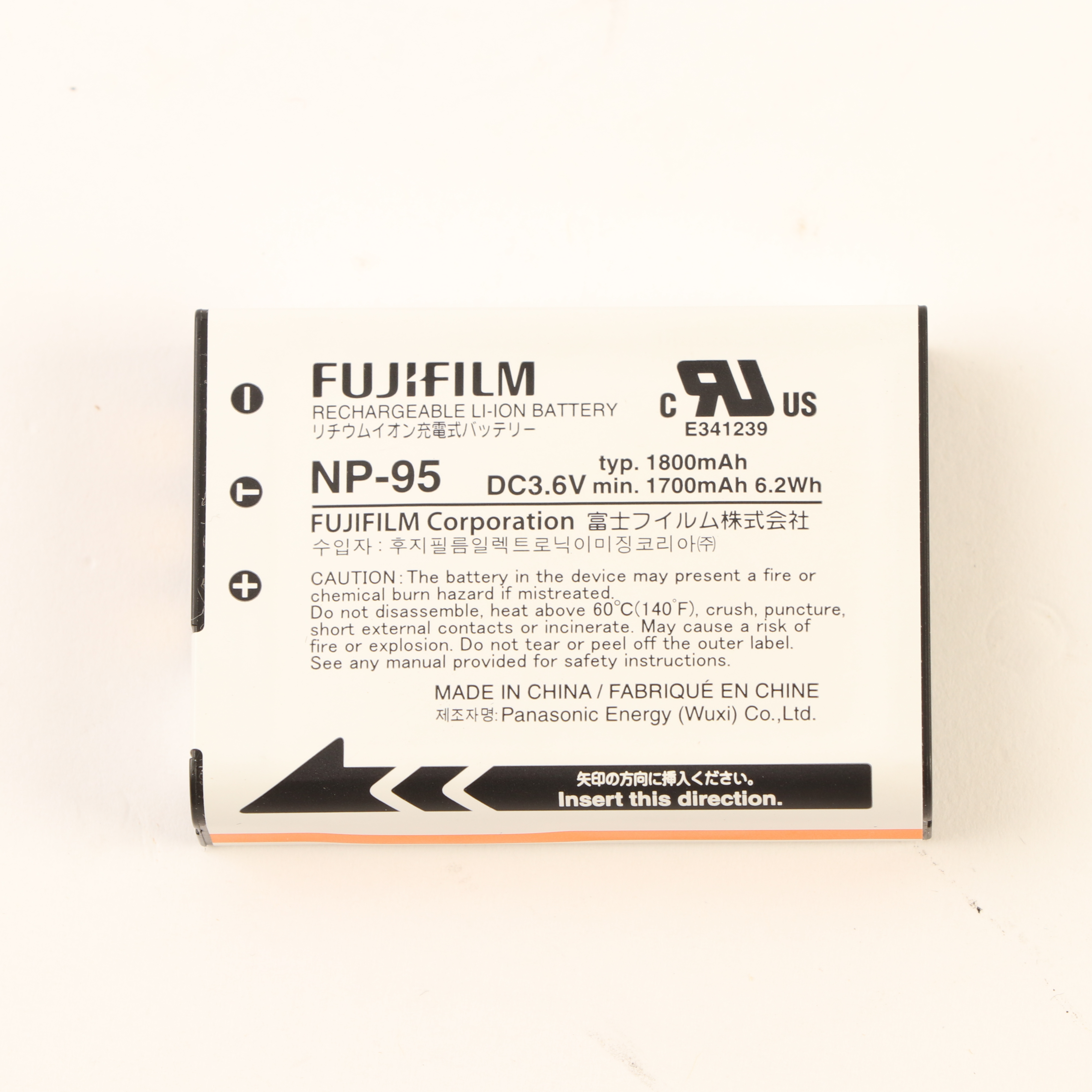 USED Fujifilm NP-95 Lithium Ion Battery