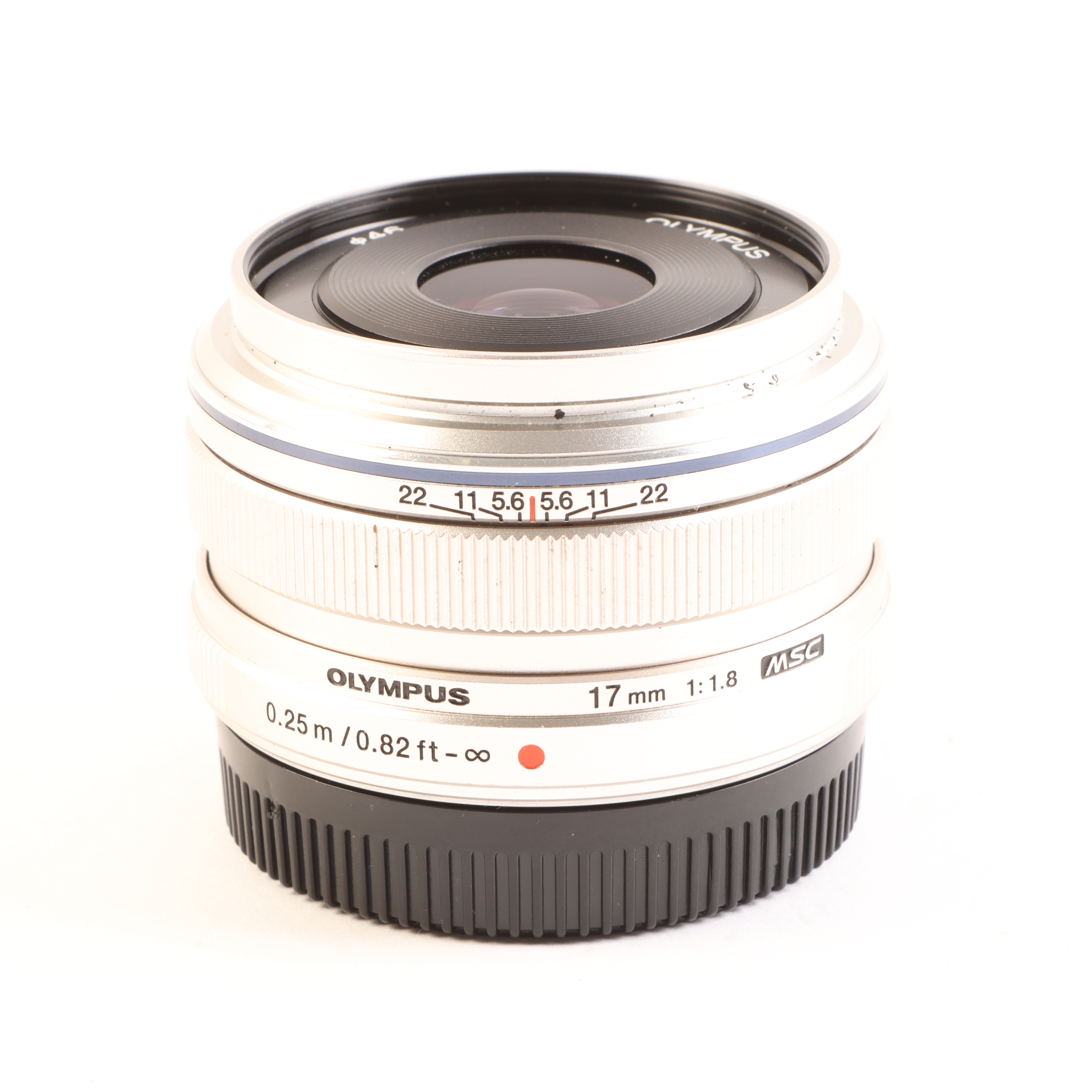 USED Olympus M.Zuiko Digital 17mm f1.8 Lens- Silver