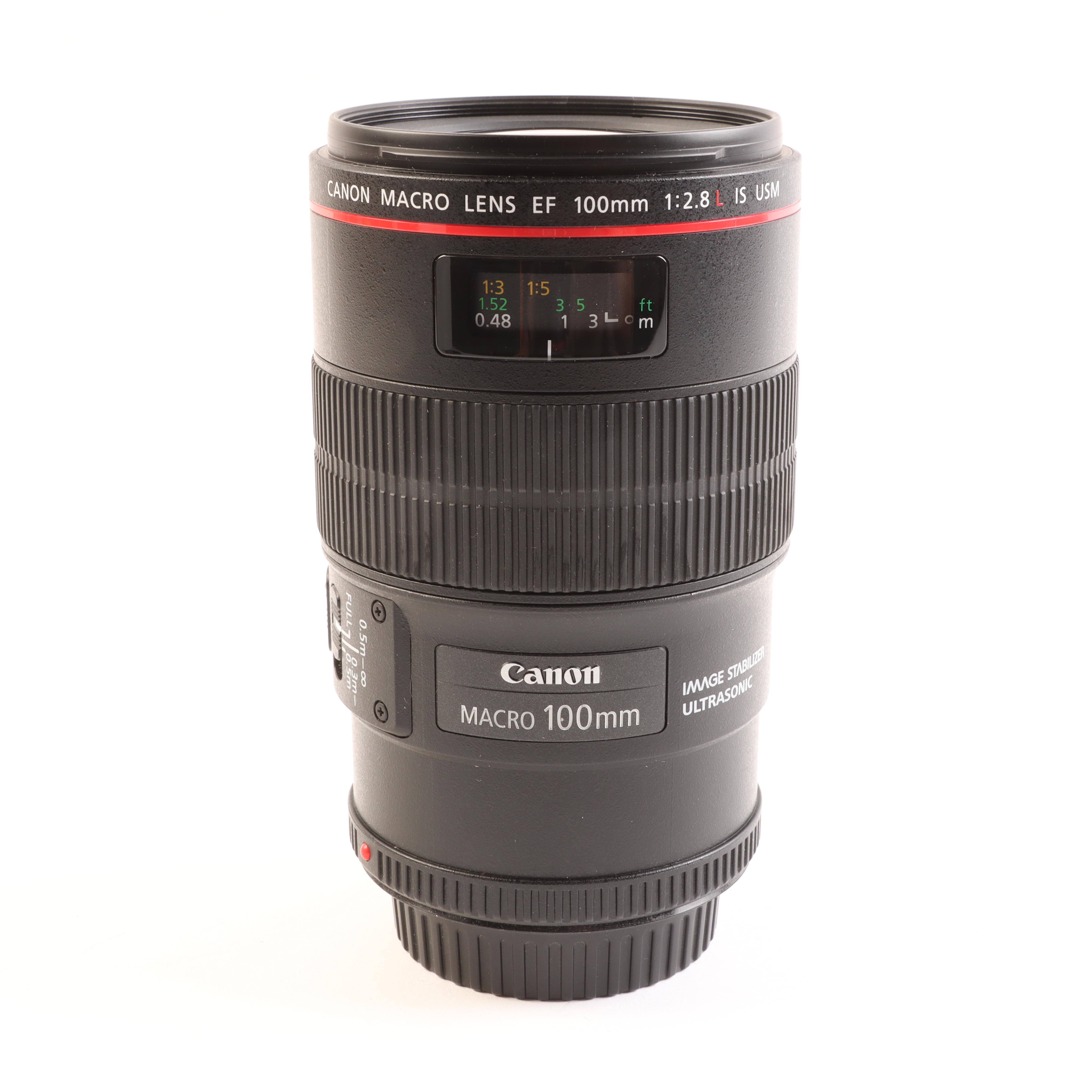 USED Canon EF 100mm f2.8L Macro IS USM Lens