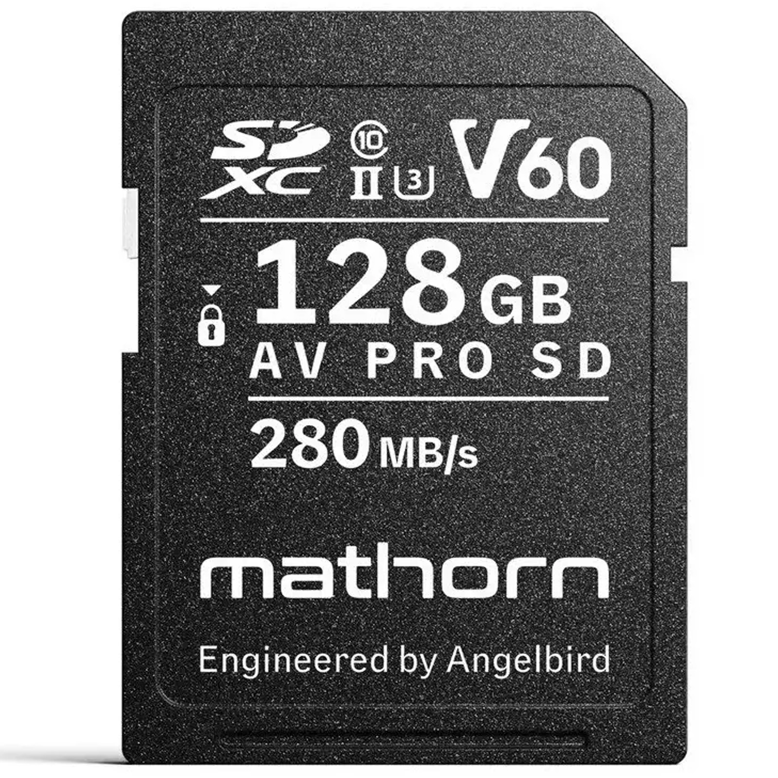 Mathorn AV PRO 128GB (280MB/s) V60 MK2 SDXC Memory Card - by Angelbird ...
