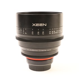 USED Samyang 50mm T1.5 XEEN Cine Lens for Canon EF