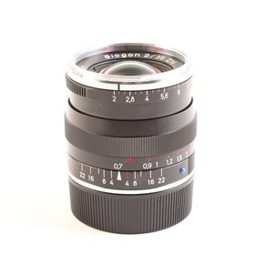 USED Zeiss 35mm f2 Biogon T* ZM Lens for Leica M - Black