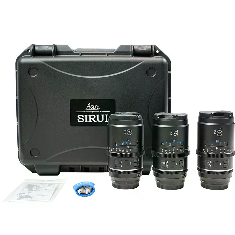 Sirui Astra Series 50/75/100mm T1.8 Full-frame AF Anamorphic Cine