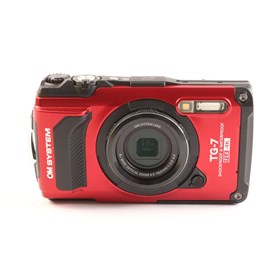 USED OM SYSTEM Tough TG-7 Digital Camera - Red