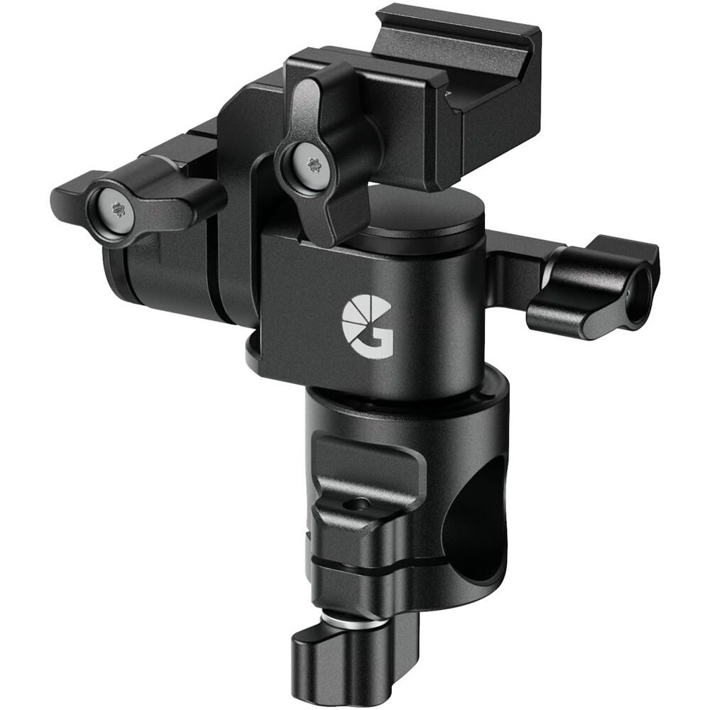 Image of Bright Tangerine Universal Monitor Mount (NATO Top, 15mm Rod Base)