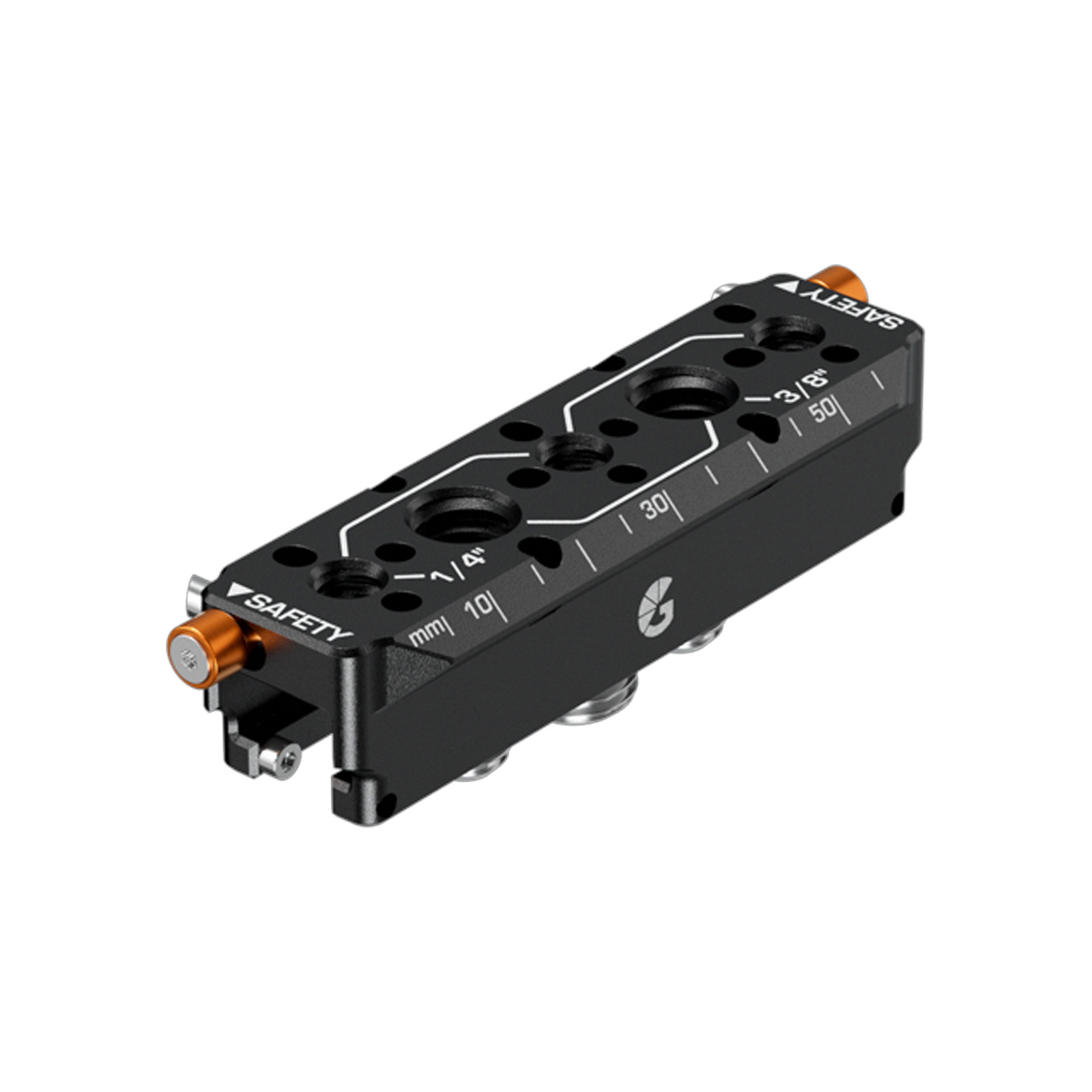 Image of Bright Tangerine Universal 60mm NATO Rail