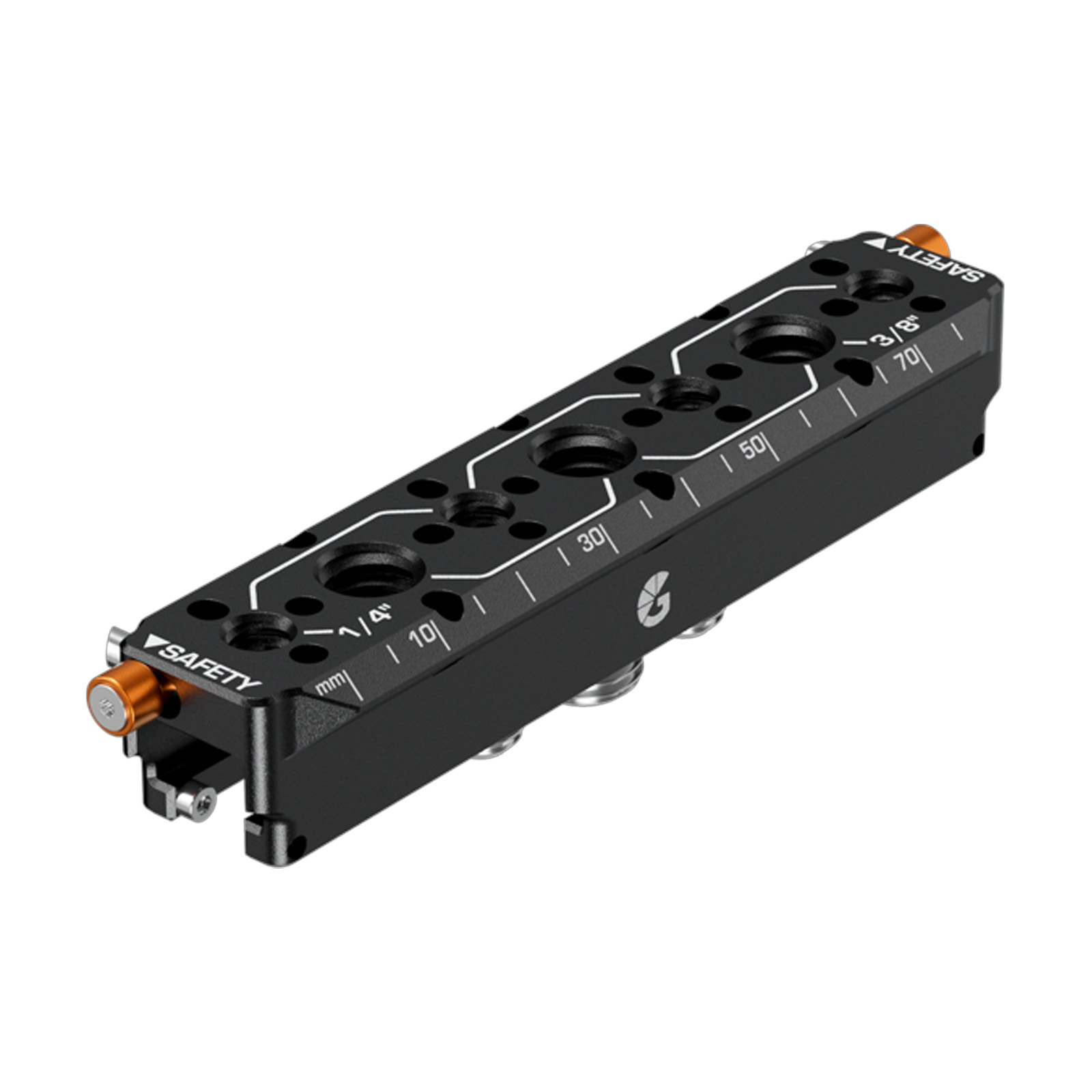 Image of Bright Tangerine Universal 90mm NATO Rail