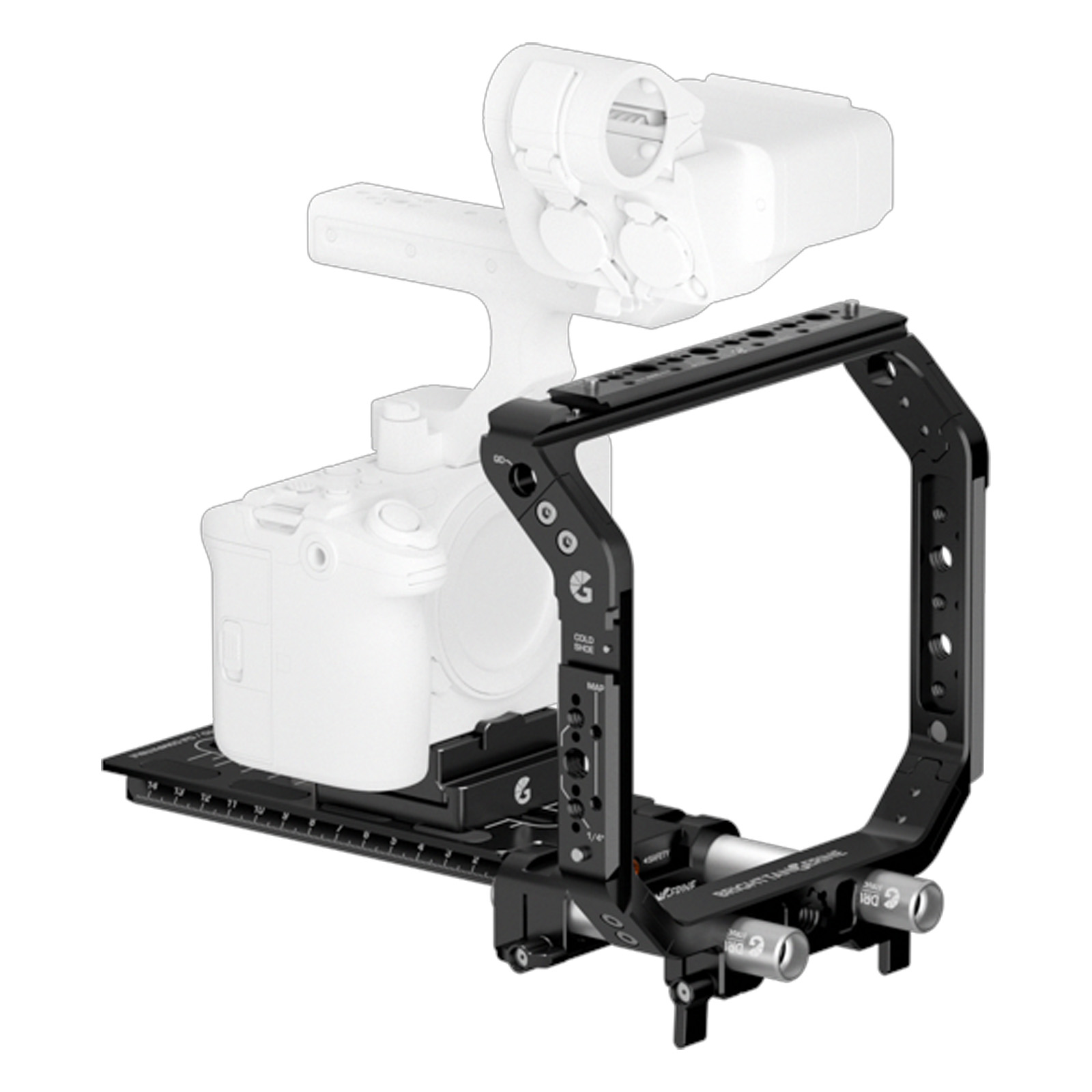 Image of Bright Tangerine Halo Universal Base Kit (for Small Cameras)