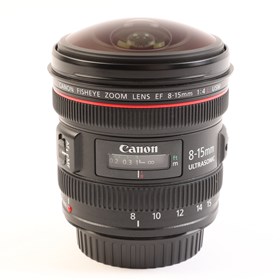 USED Canon EF 8-15mm f4 L USM Fisheye Lens