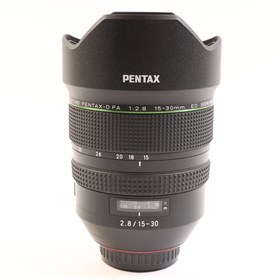 USED Pentax-D FA HD 15-30mm f2.8 ED SDM WR Lens