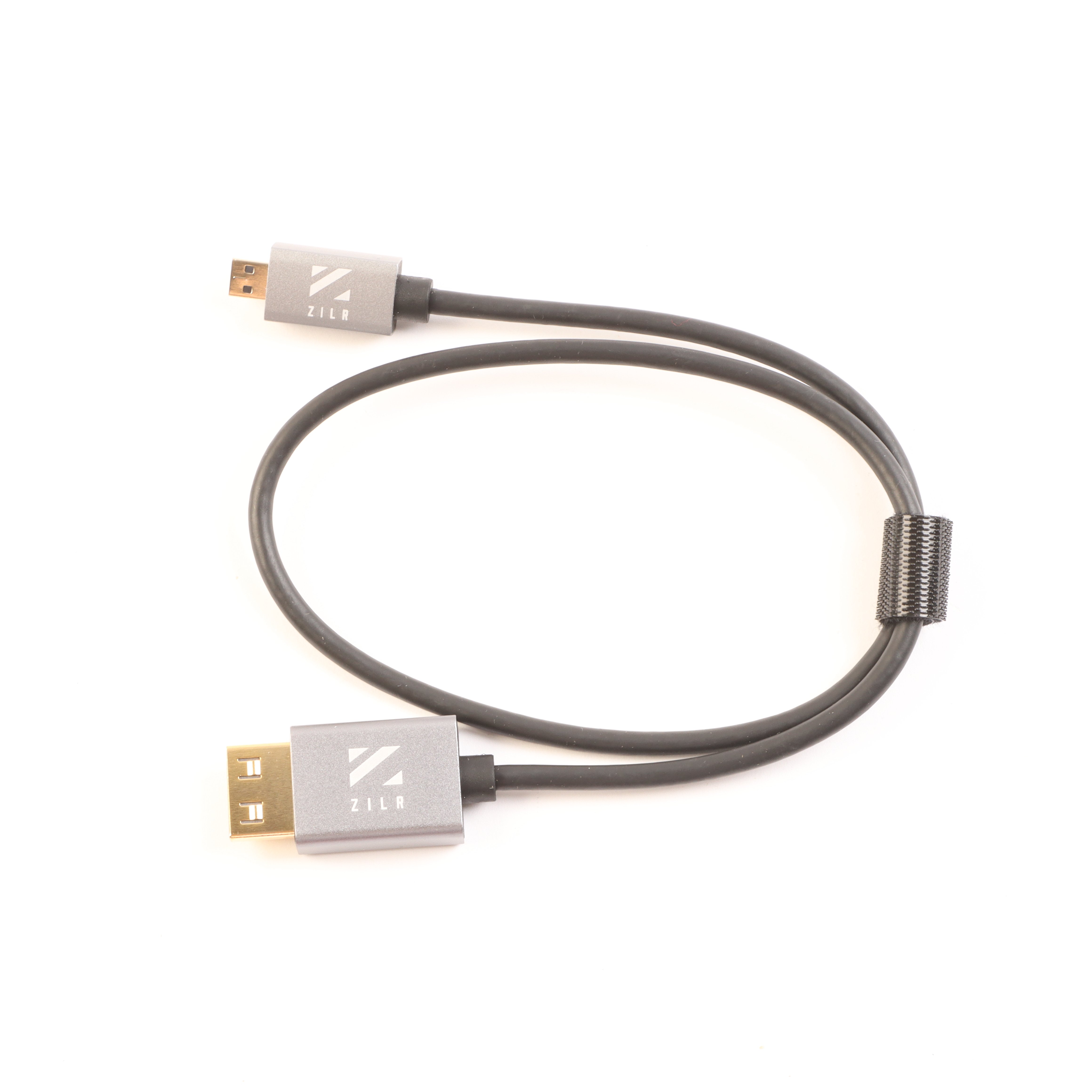 USED ZILR High Speed HDMI Secure Cable (4Kp60 Hyper-Thin Type-A Full to Type-D Micro) 45cm / 17.7in