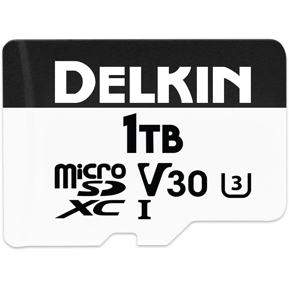 Image of Delkin DRONE 1TB (180MB/s) UHS-I V30 (A2) microSD Memory Card