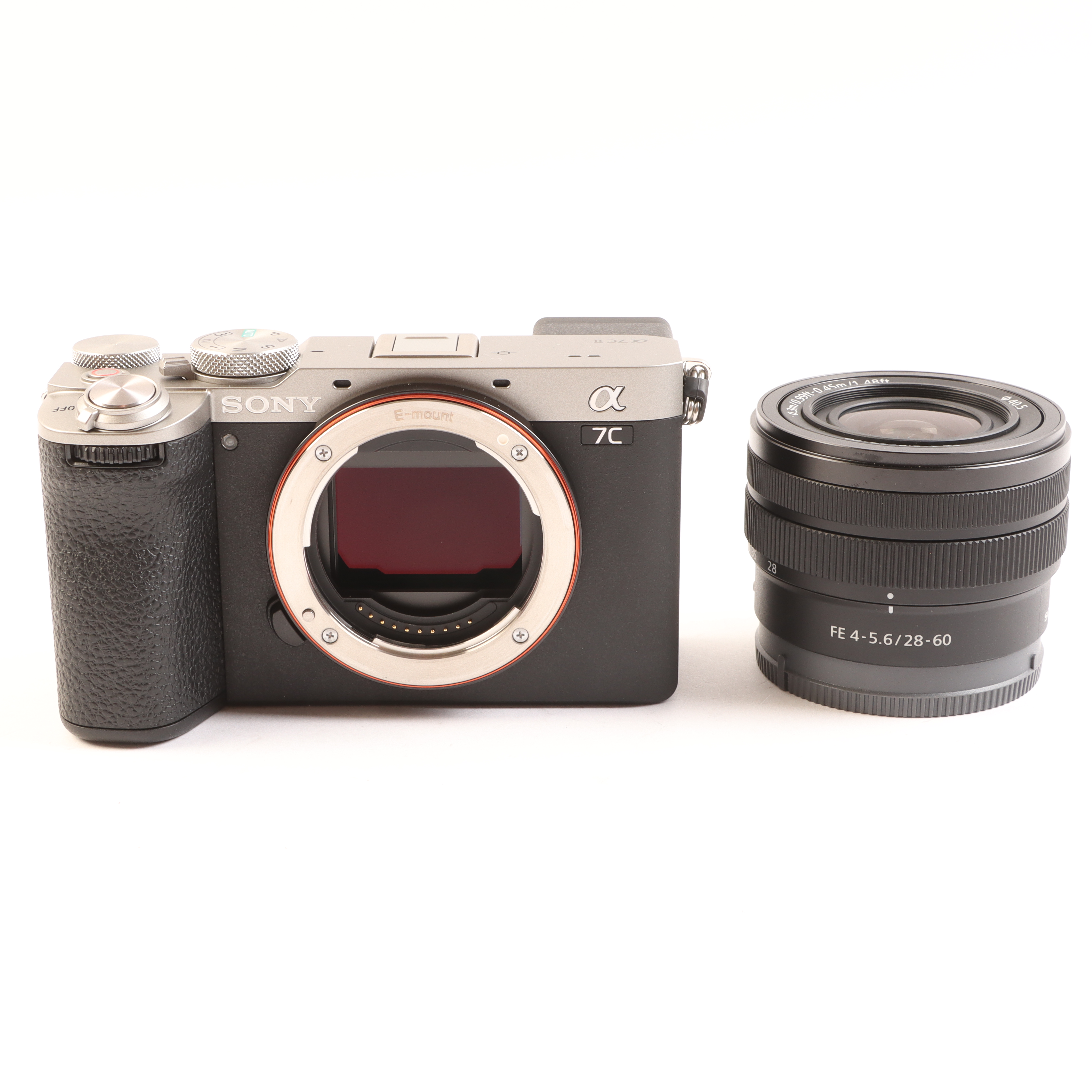 Image of USED Sony A7C II Digital Camera with 28-60mm Lens - Silver