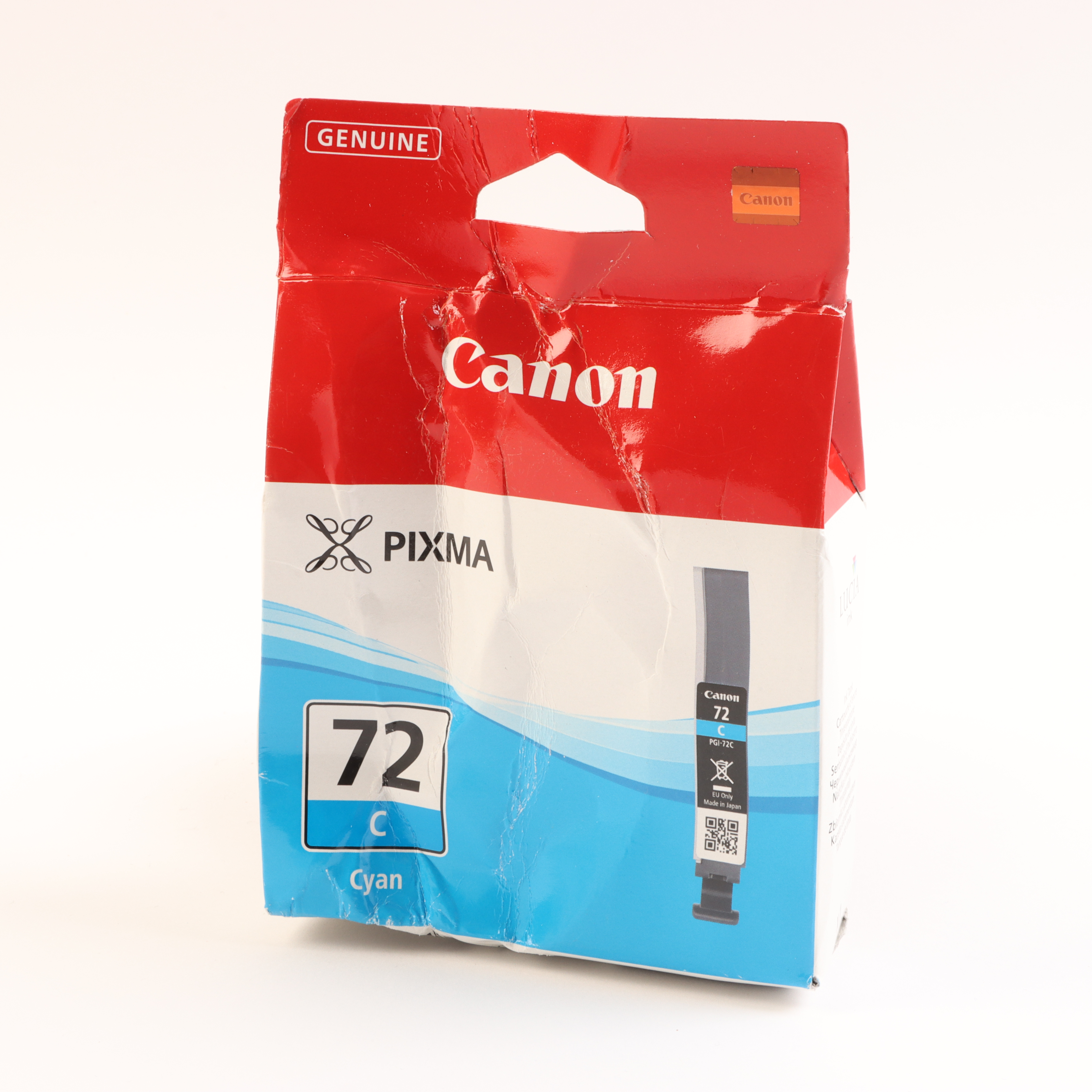USED Canon PGI-72 Cyan Ink Cartridge