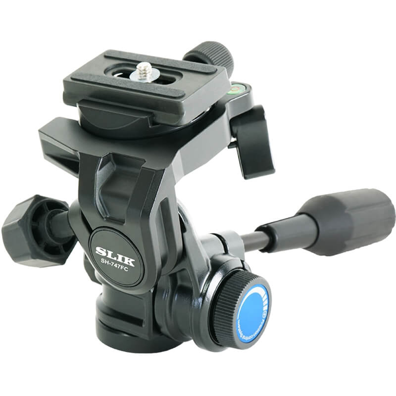 Slik SH-747 FC 3-Way Friction Control Head - 3403