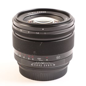 USED Voigtlander 50mm f1.0 Nokton Aspherical Lens for Canon RF
