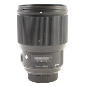 USED Sigma 85mm f1.4 Art DG HSM Lens for Nikon F