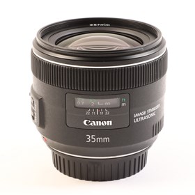 USED Canon EF 35mm f2 IS USM Lens