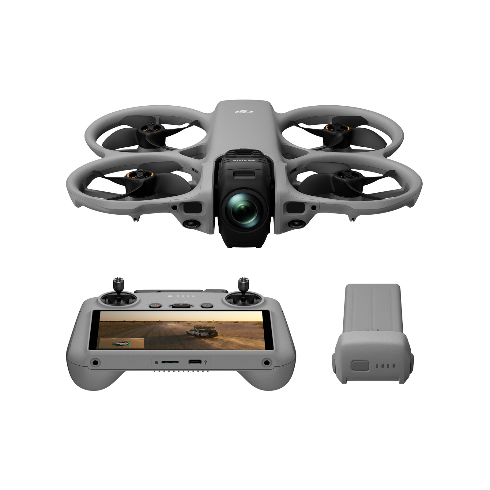 DJI Avata 360 Quadcopter - 8K 360° FPV Drone with Dual 1-inch Sensors