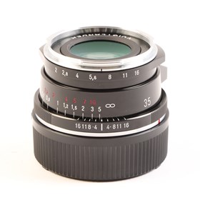 USED Voigtlander 35mm f2 VM ASPH Ultron Type II Vintage Line Lens for Leica M - Black
