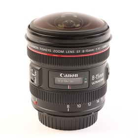 USED Canon EF 8-15mm f4 L USM Fisheye Lens