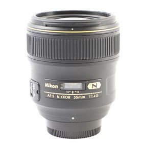 USED Nikon 35mm f1.4 G AF-S Nikkor Lens