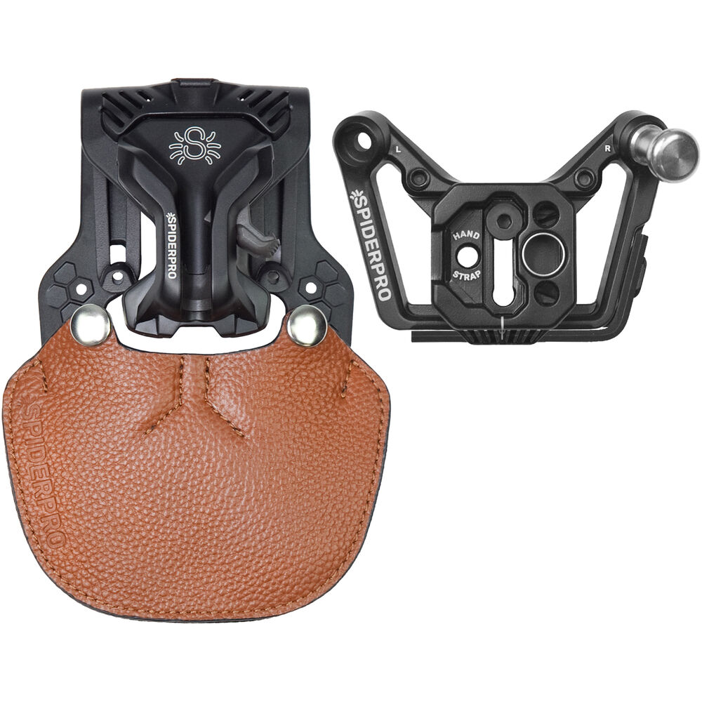 Spider - Camera Holster Set v3 - Brown - Aluminium/Leather