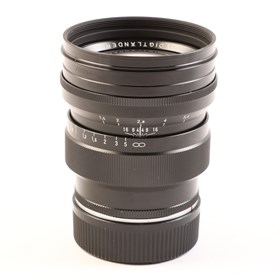 USED Voigtlander 75mm f1.5 VM ASPH Vintage Line Nokton Lens for Leica M - Black