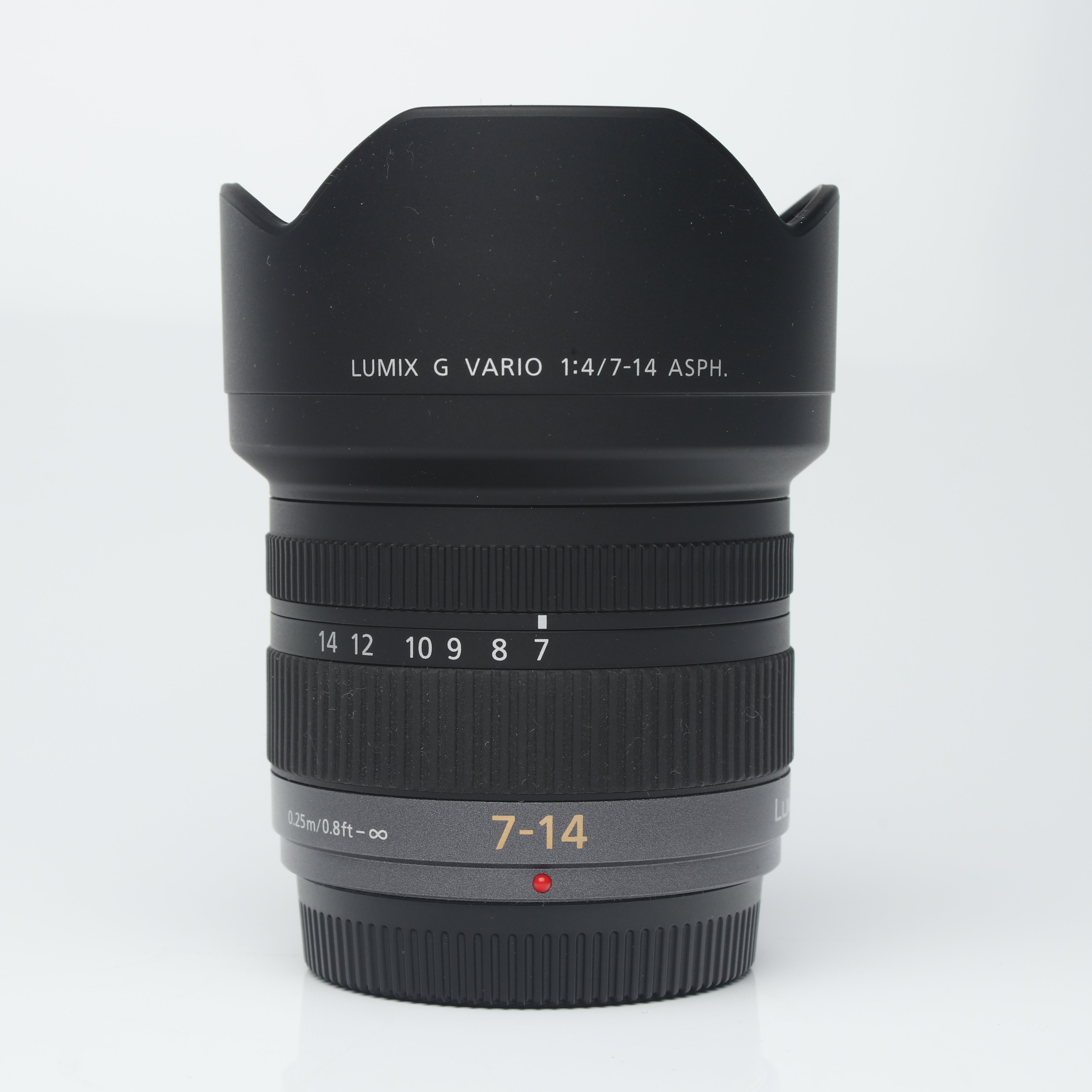 USED Panasonic 7-14mm f4 LUMIX G Vario Micro Four Thirds lens