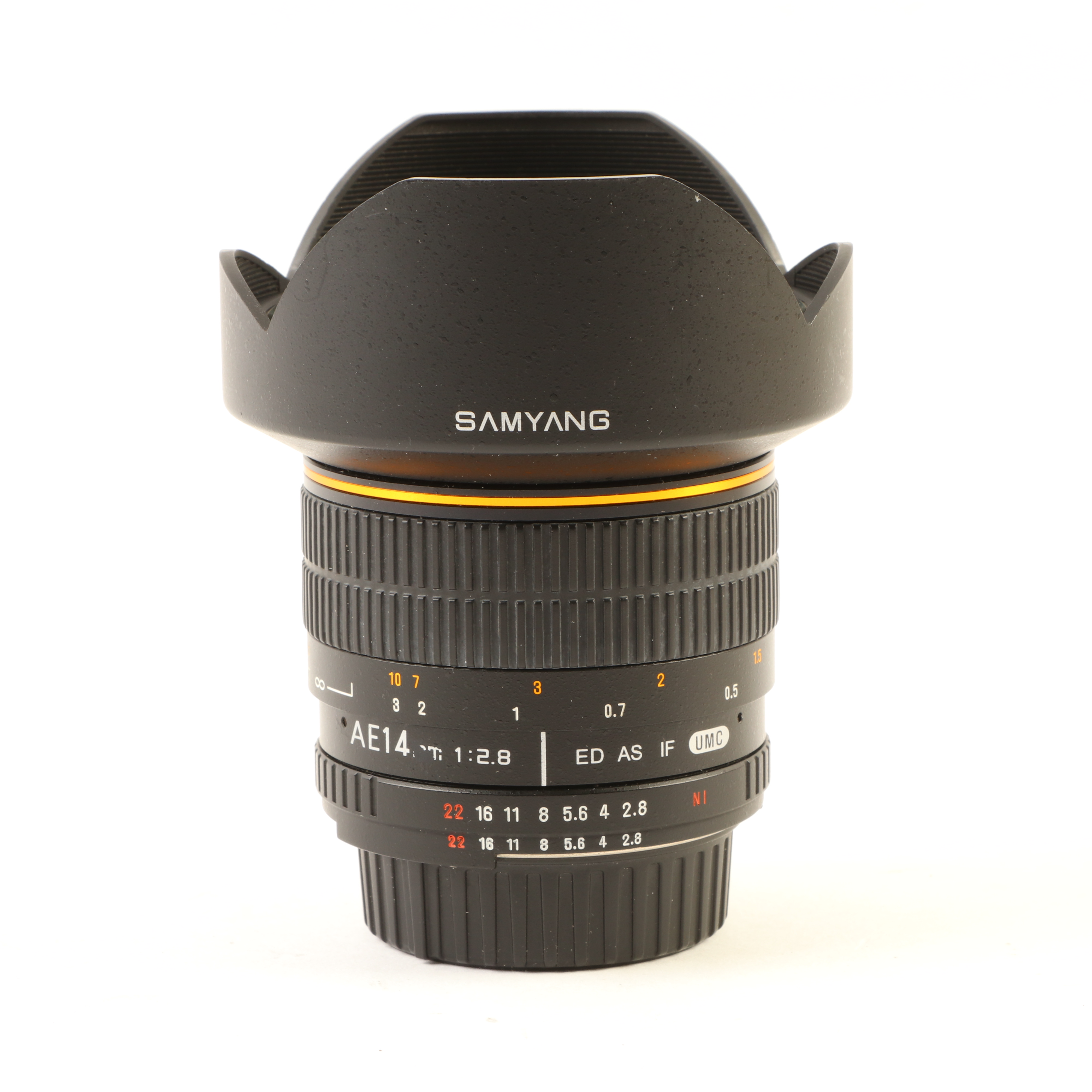USED Samyang 14mm f2.8 ED AS IF UMC Lens - Nikon AE Fit