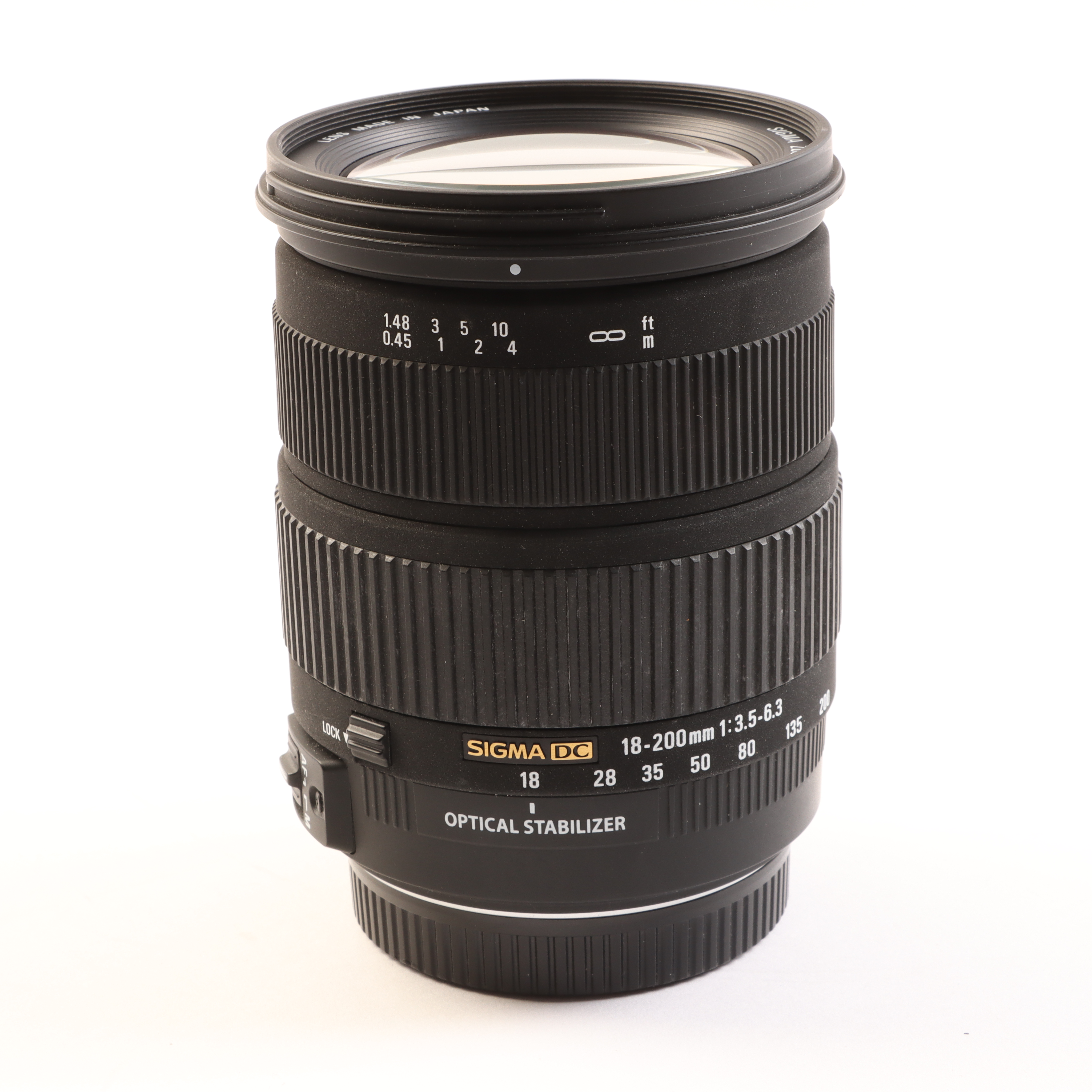 USED Sigma 18-200mm f3.5-6.3 DC OS Lens - Canon Fit