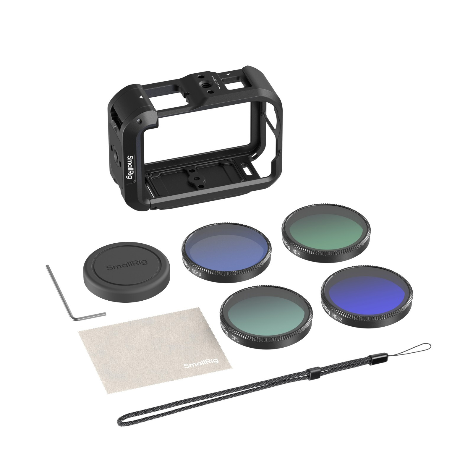 SmallRig - Advanced Camera Cage Kit - DJI Osmo Action 6 - Aluminium