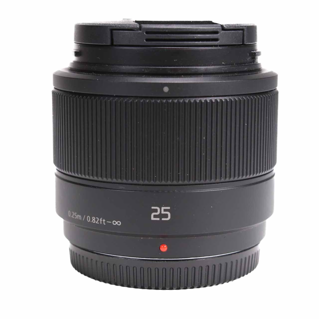 USED Panasonic 25mm f1.7 LUMIX G ASPH Black Lens - Micro Four Thirds Fit
