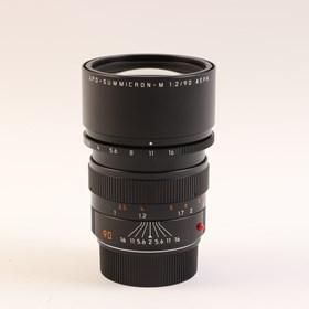USED Leica 90mm f2 APO-Summicron-M Asph Lens- Black