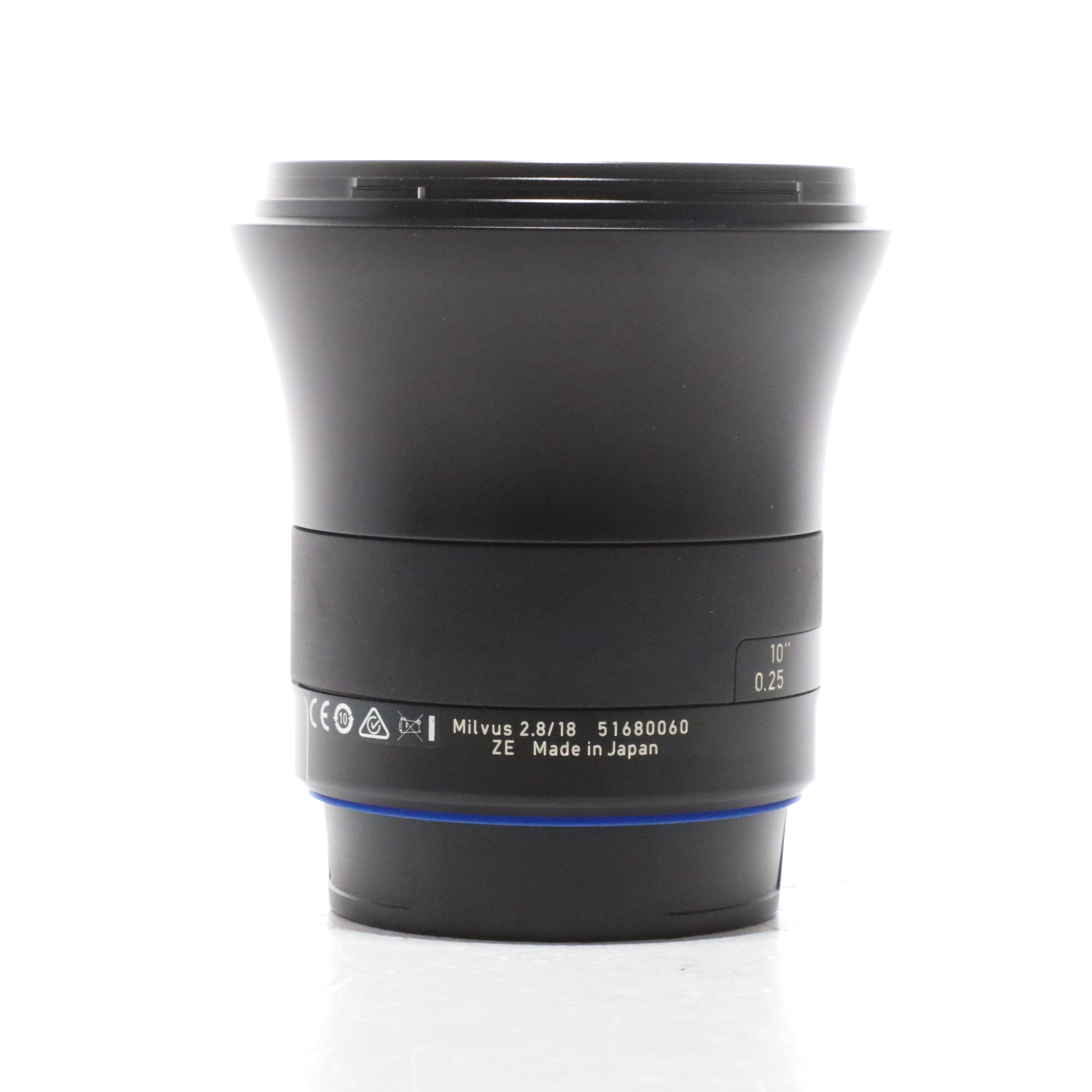 USED Zeiss 18mm f2.8 Milvus ZE Lens- Canon EF Mount