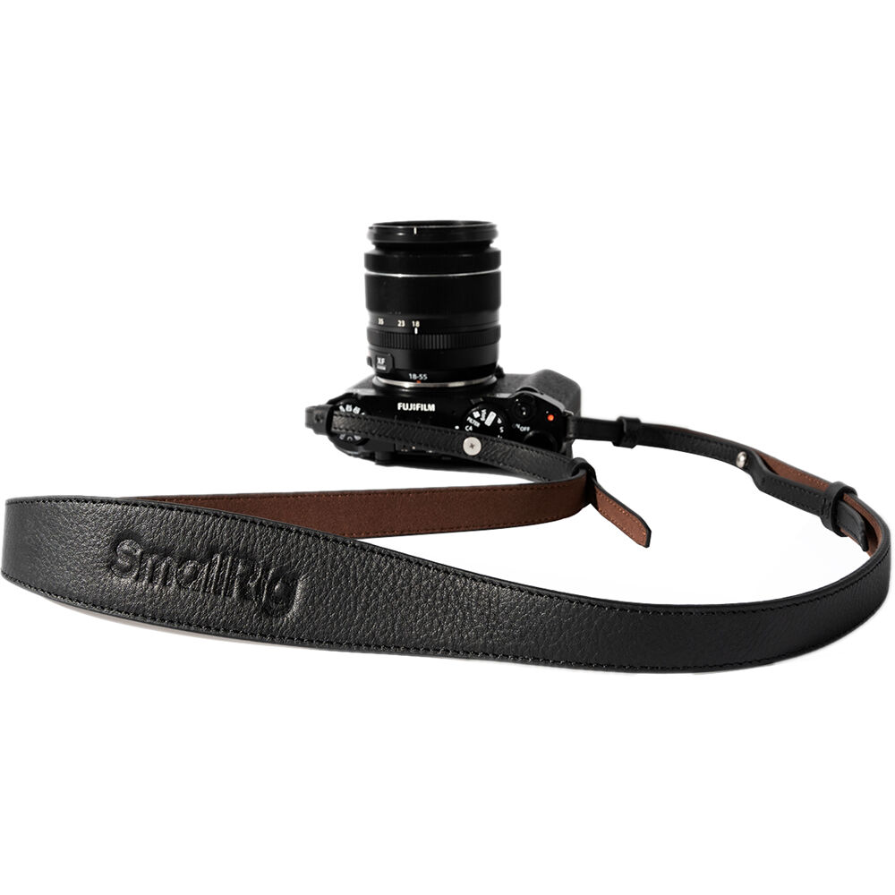 SmallRig - Universal Camera Shoulder Strap - Leather - Black