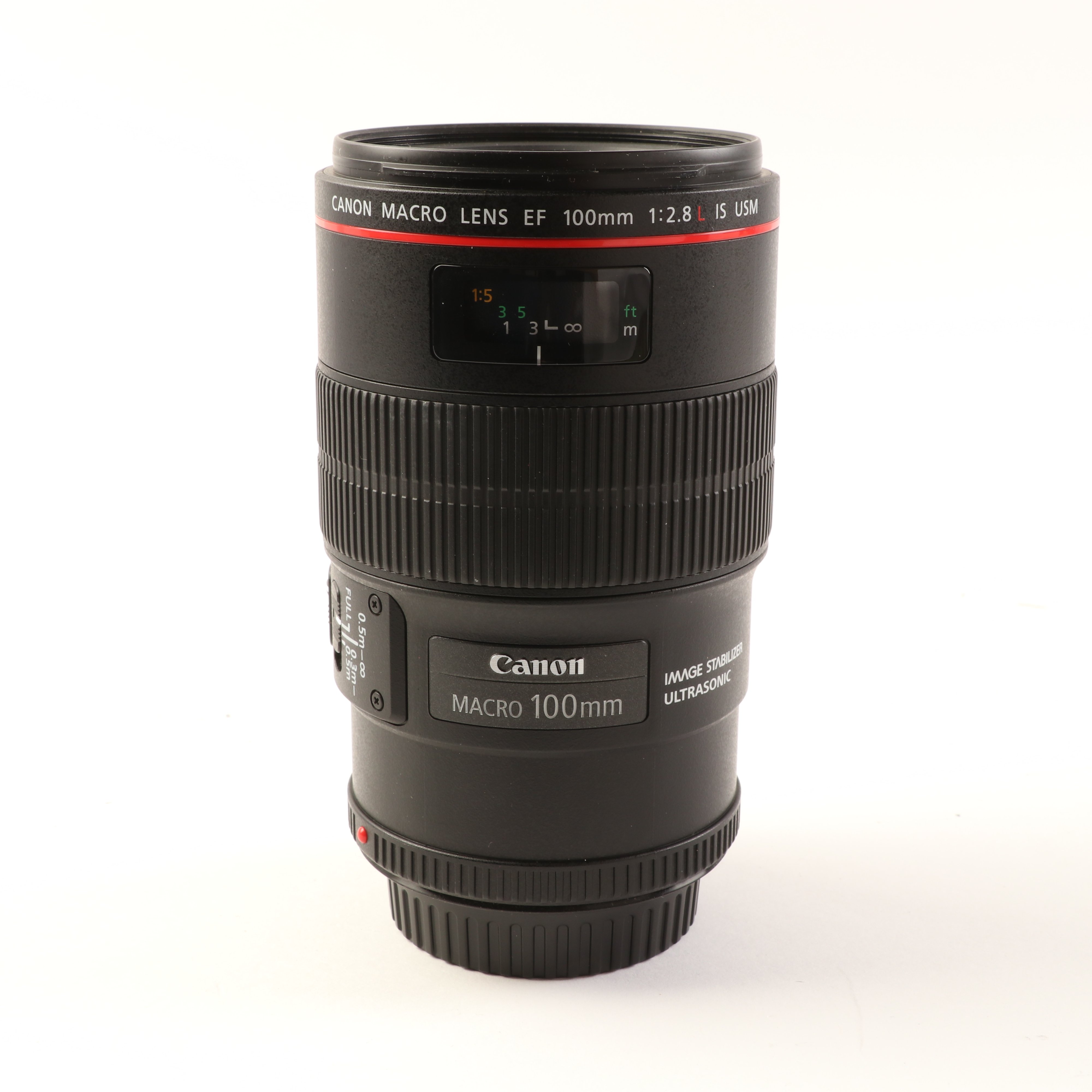 USED Canon EF 100mm f2.8L Macro IS USM Lens
