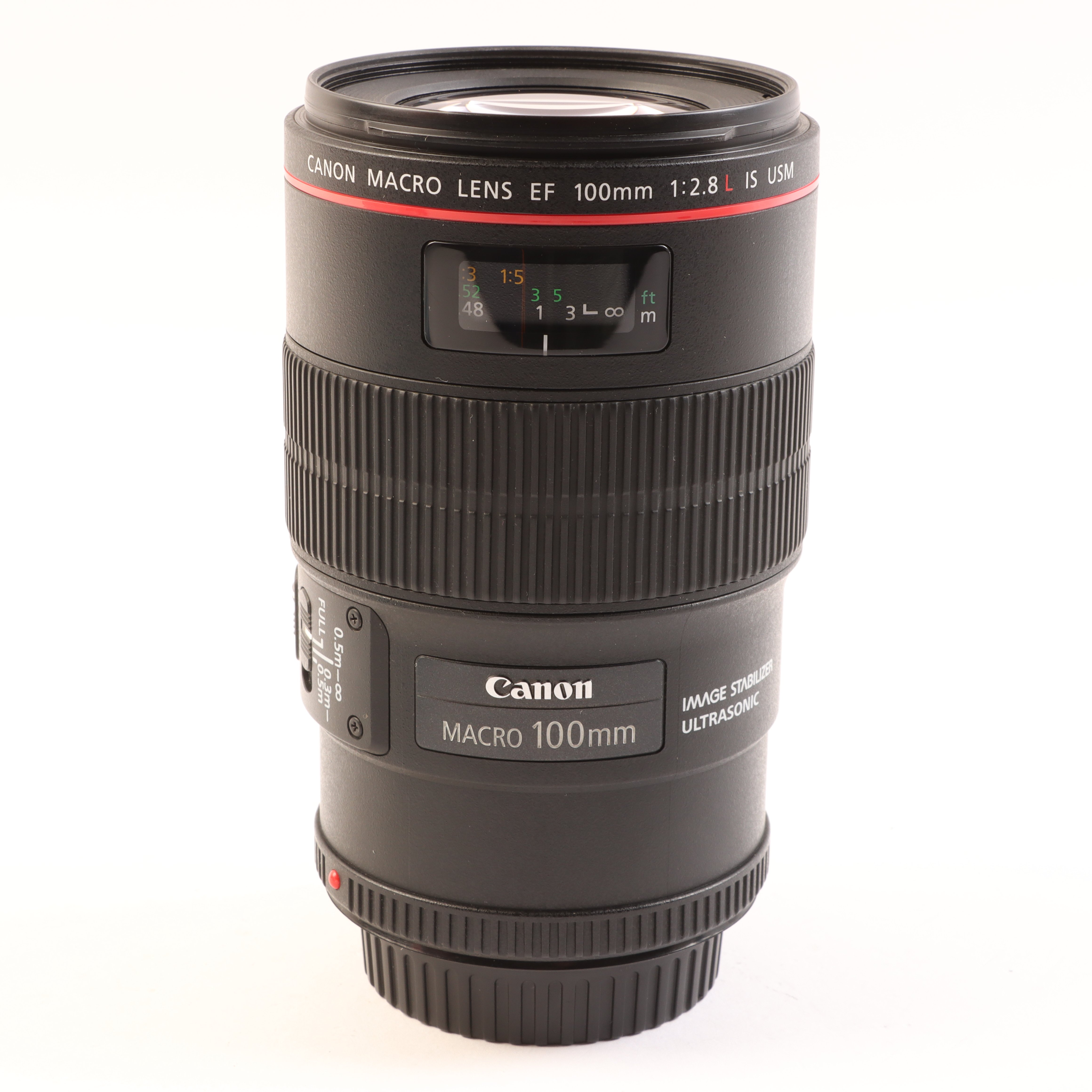 USED Canon EF 100mm f2.8L Macro IS USM Lens