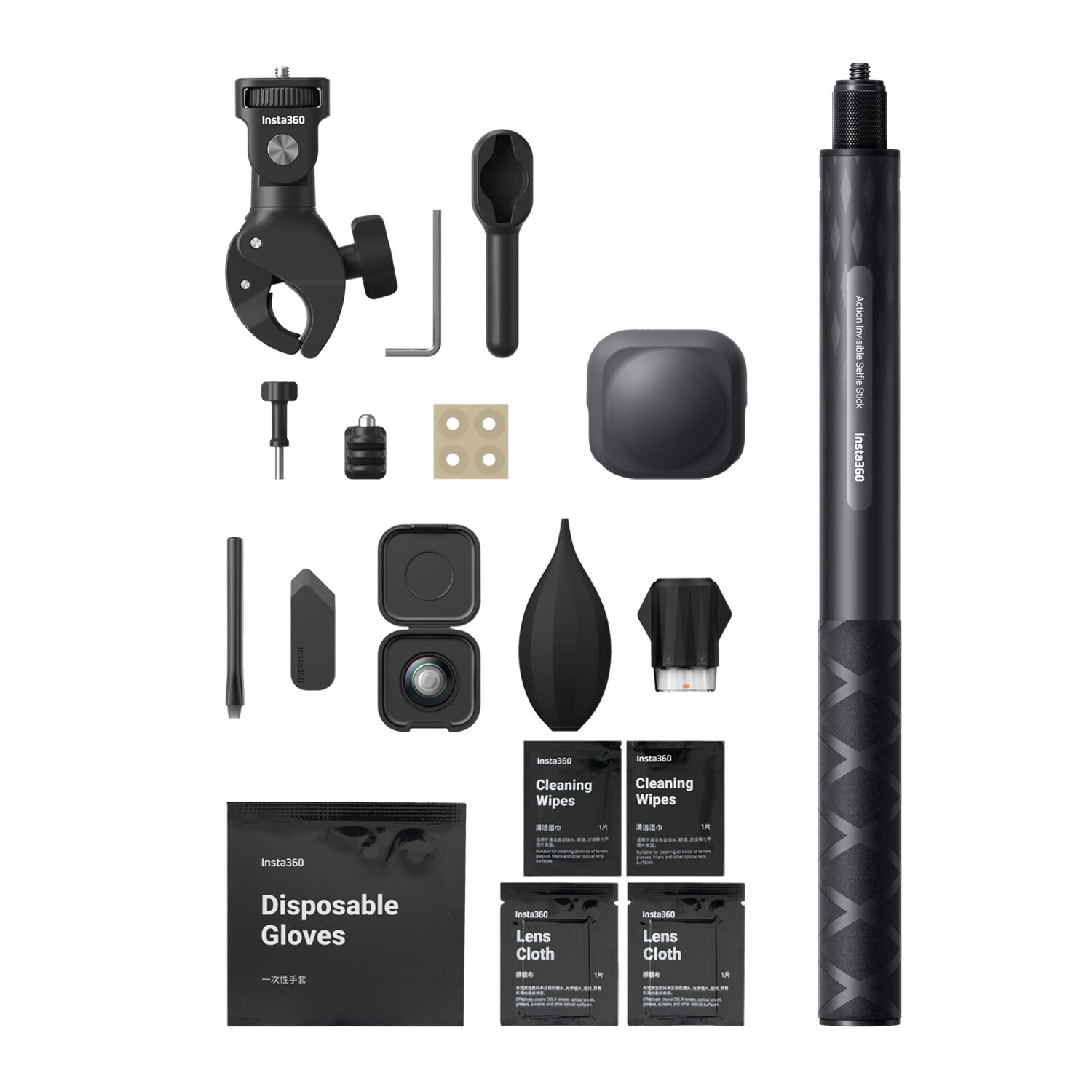 Insta360 - X5 Motorcycle Multi-View Accessory Kit - Action Camera Mounts