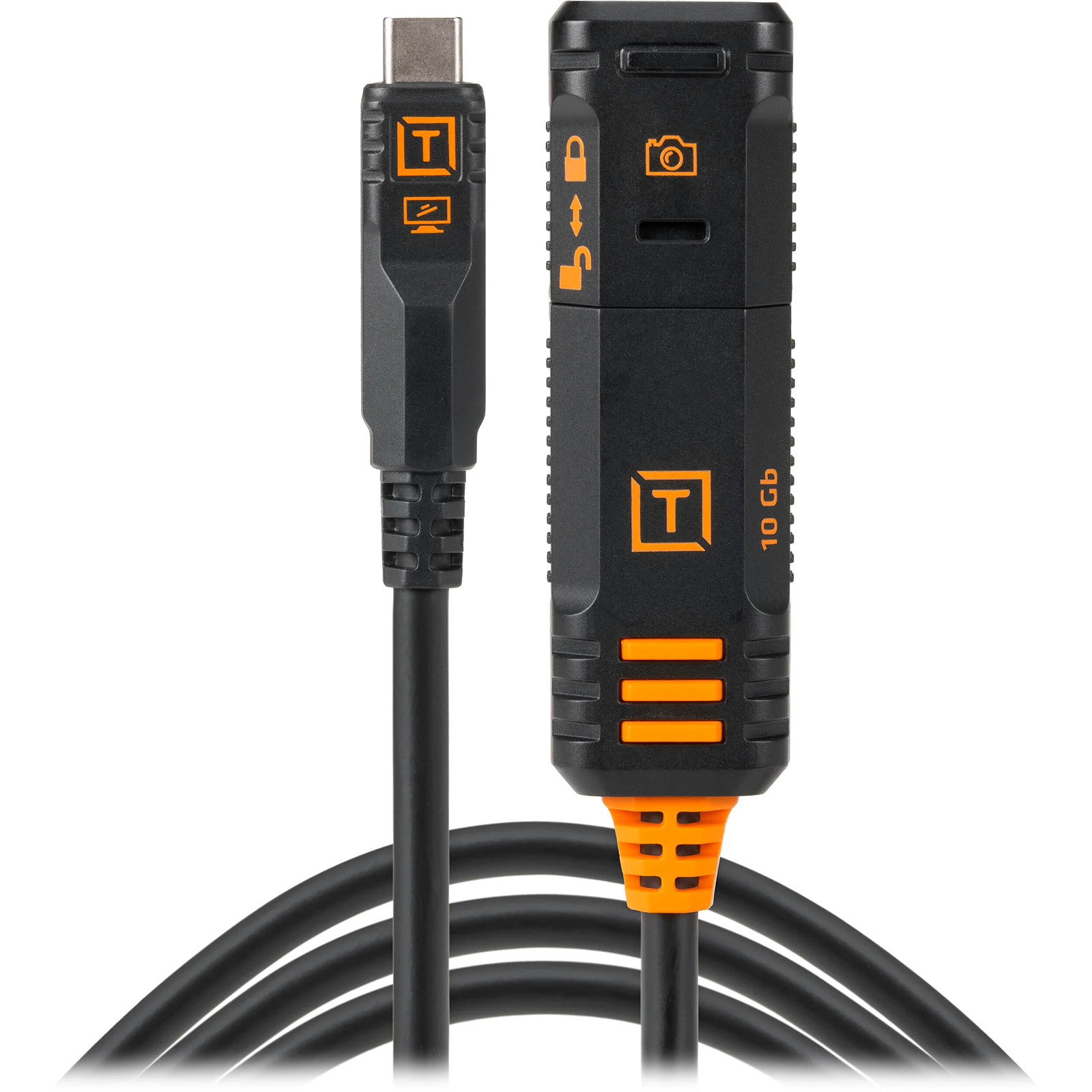 Tether Tools - TetherPro Optima - USB-C TetherBoost Locking Extension Cable - 10Gbps - 4.8m