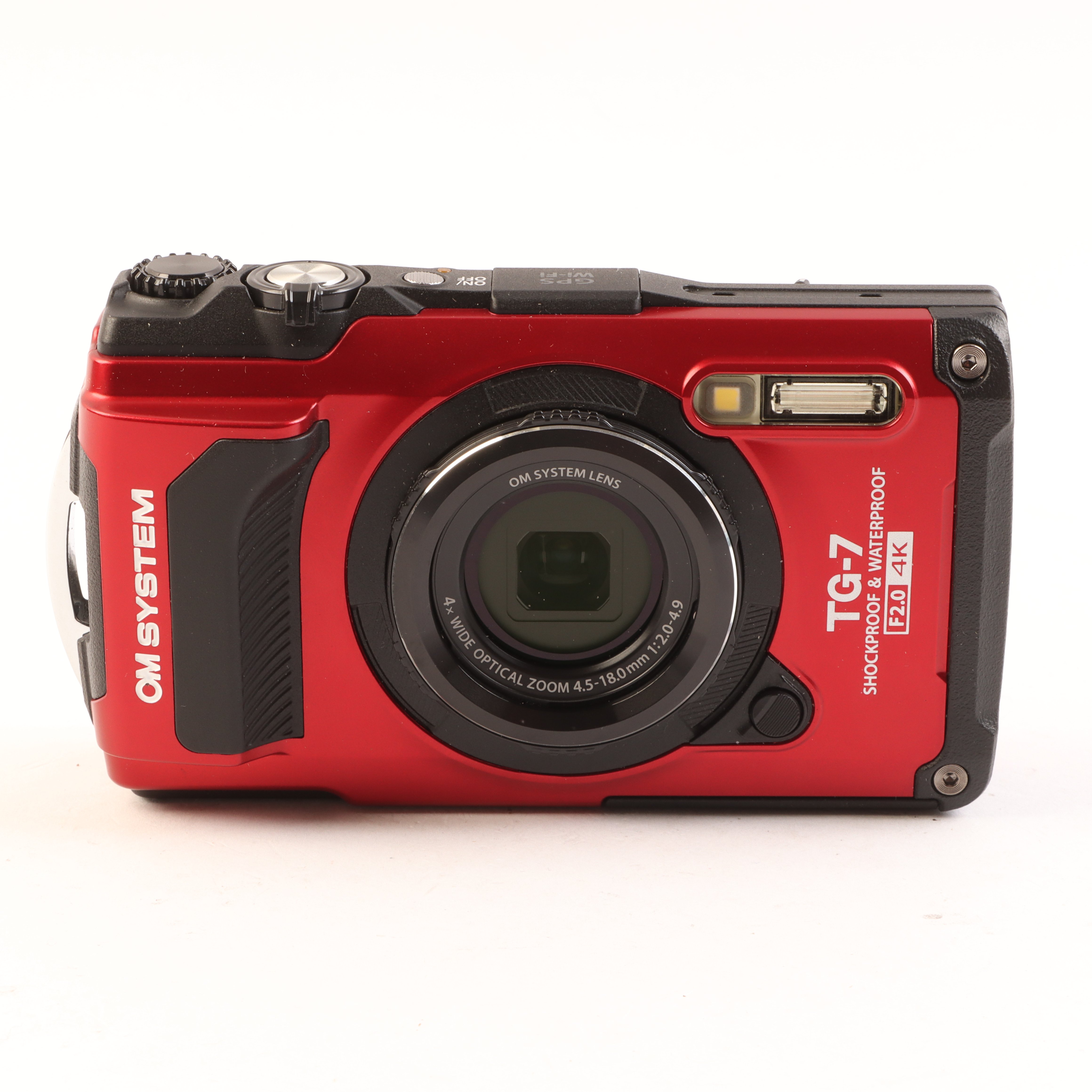 USED OM SYSTEM Tough TG-7 Digital Camera - Red