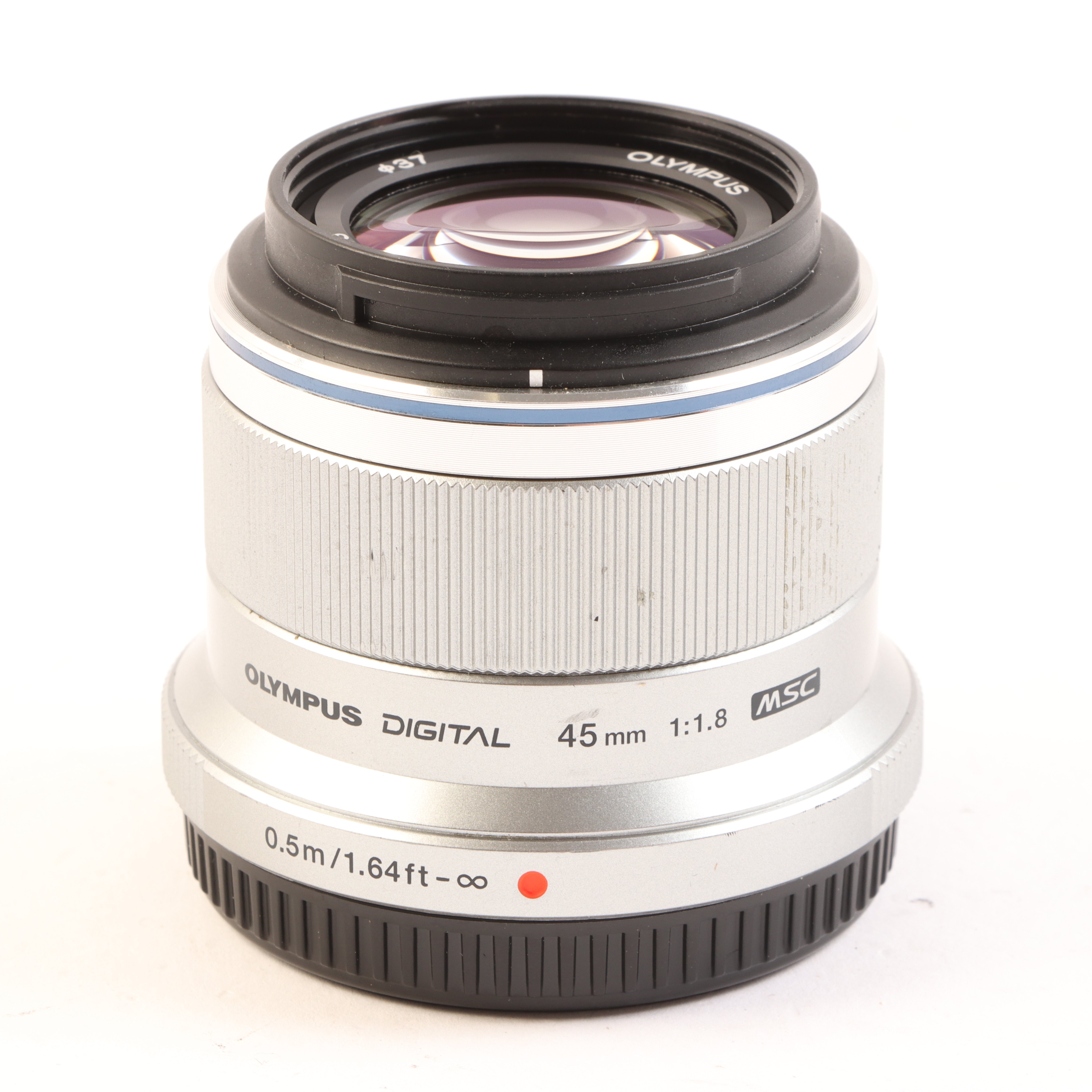 USED Olympus M.Zuiko Digital 45mm f1.8 Digital Lens - Silver
