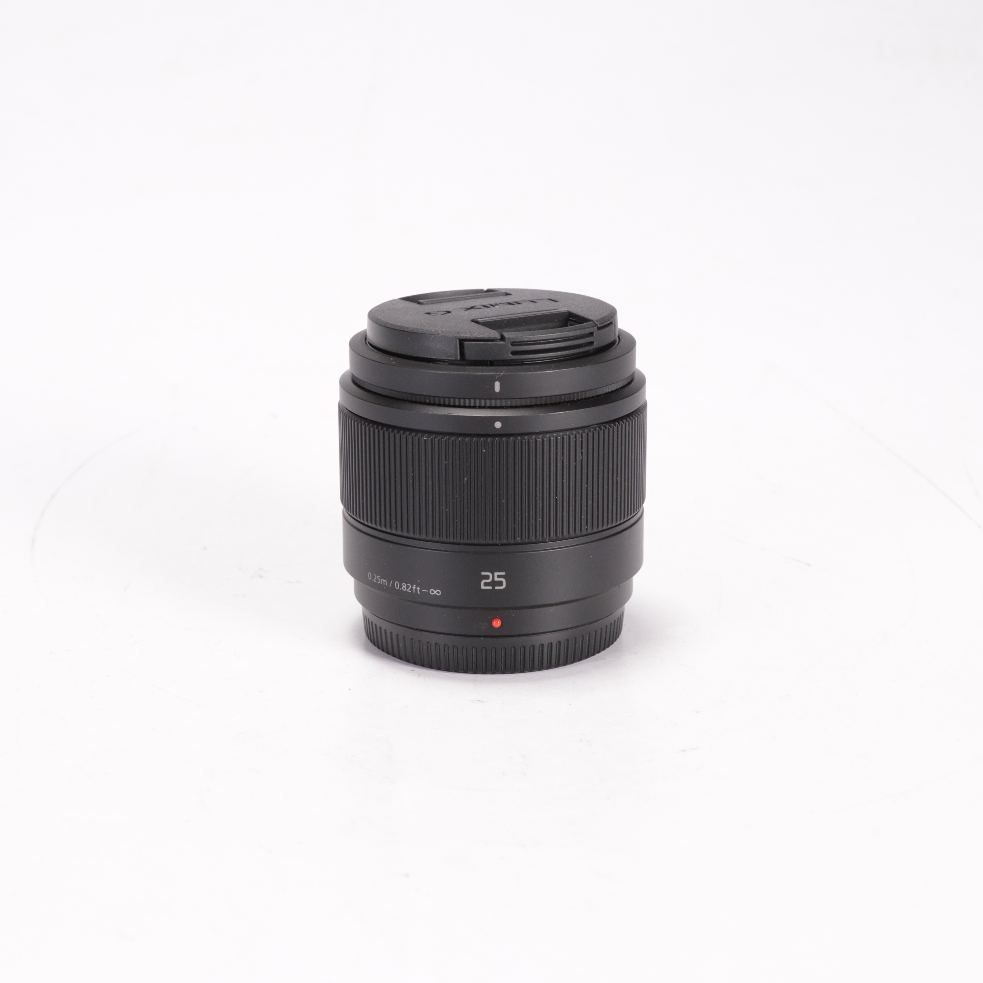 USED Panasonic 25mm f1.7 LUMIX G ASPH Black Lens - Micro Four Thirds Fit
